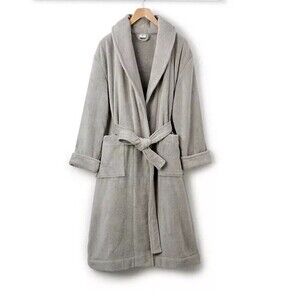Hotel Collection Turkish Cotton Shawl-Collar Robe Size: Small/Medium